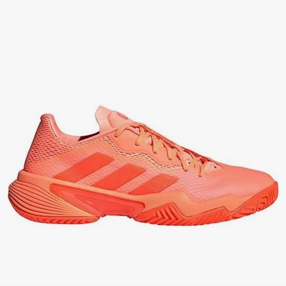 adidas Coral Orange Women's Tennis Shoe - Picture 3 of 8